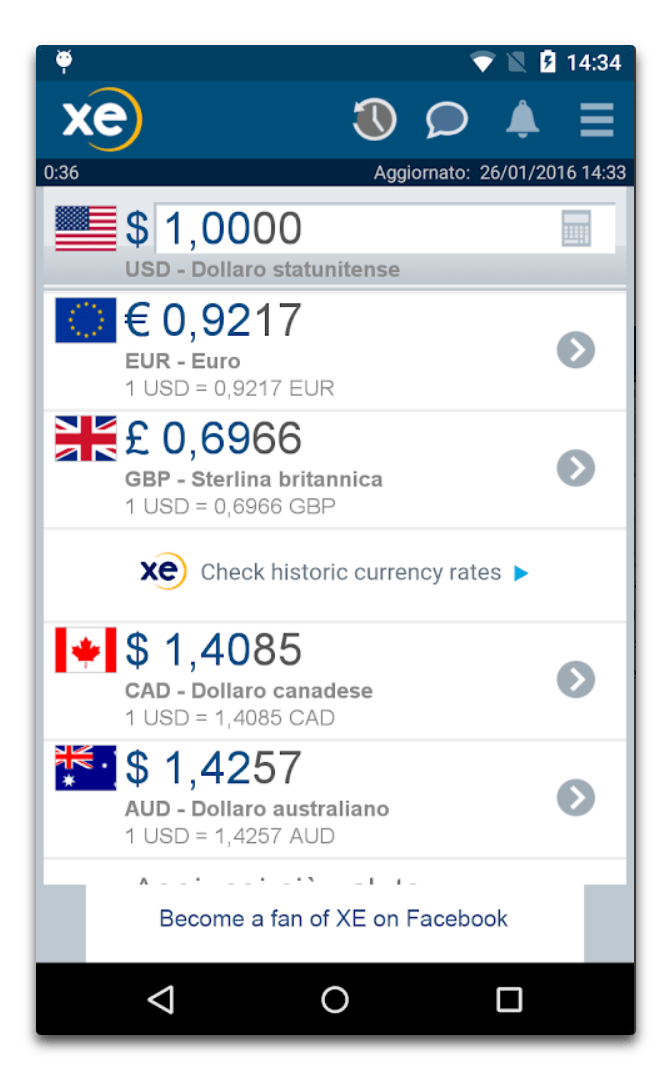 xe currency converter app download