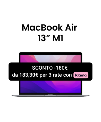 MacBook Air M1 13" Ricondizionato